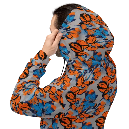 Flutter Wave on a Hoodie