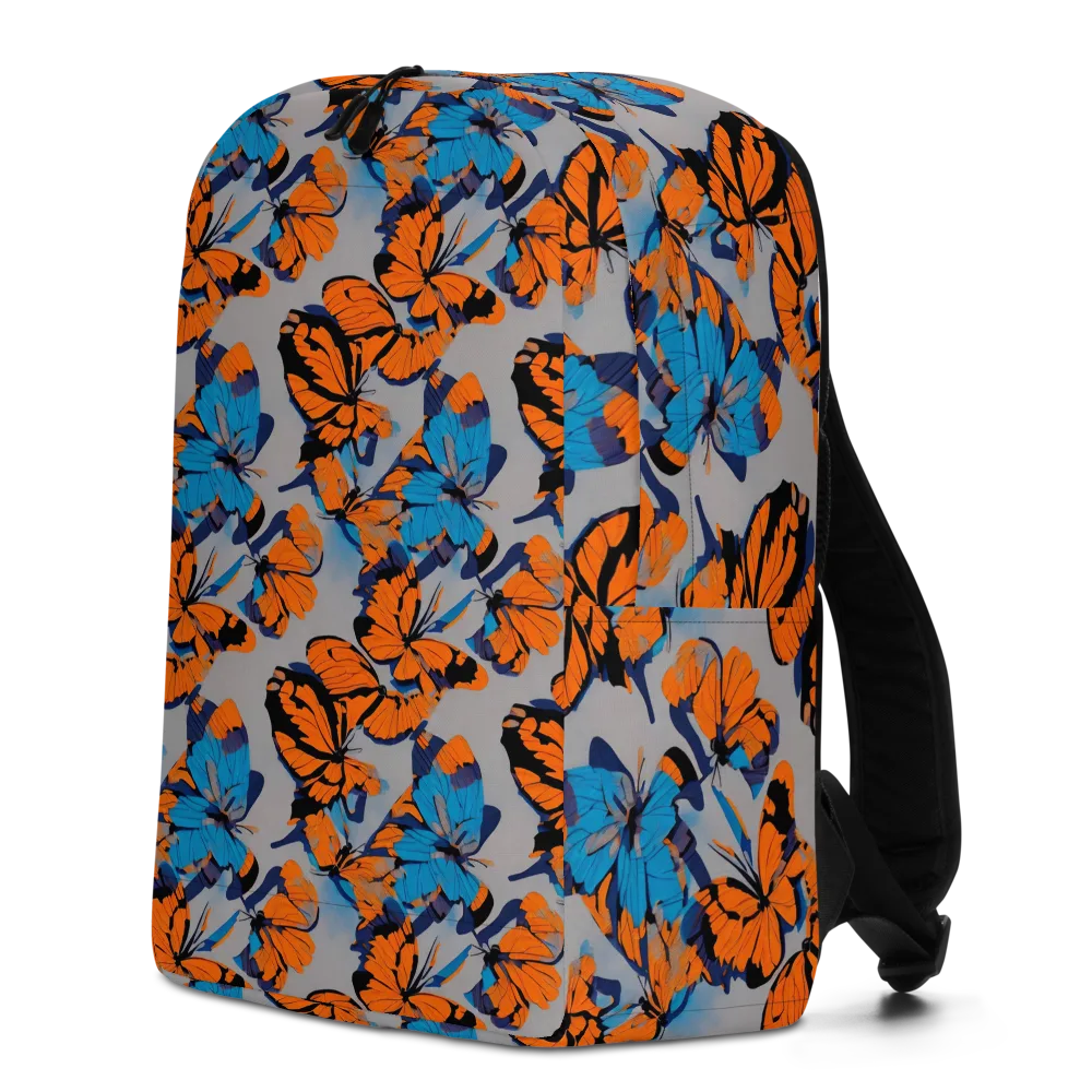 Flutter Wave on Minimalist Backpack — Left