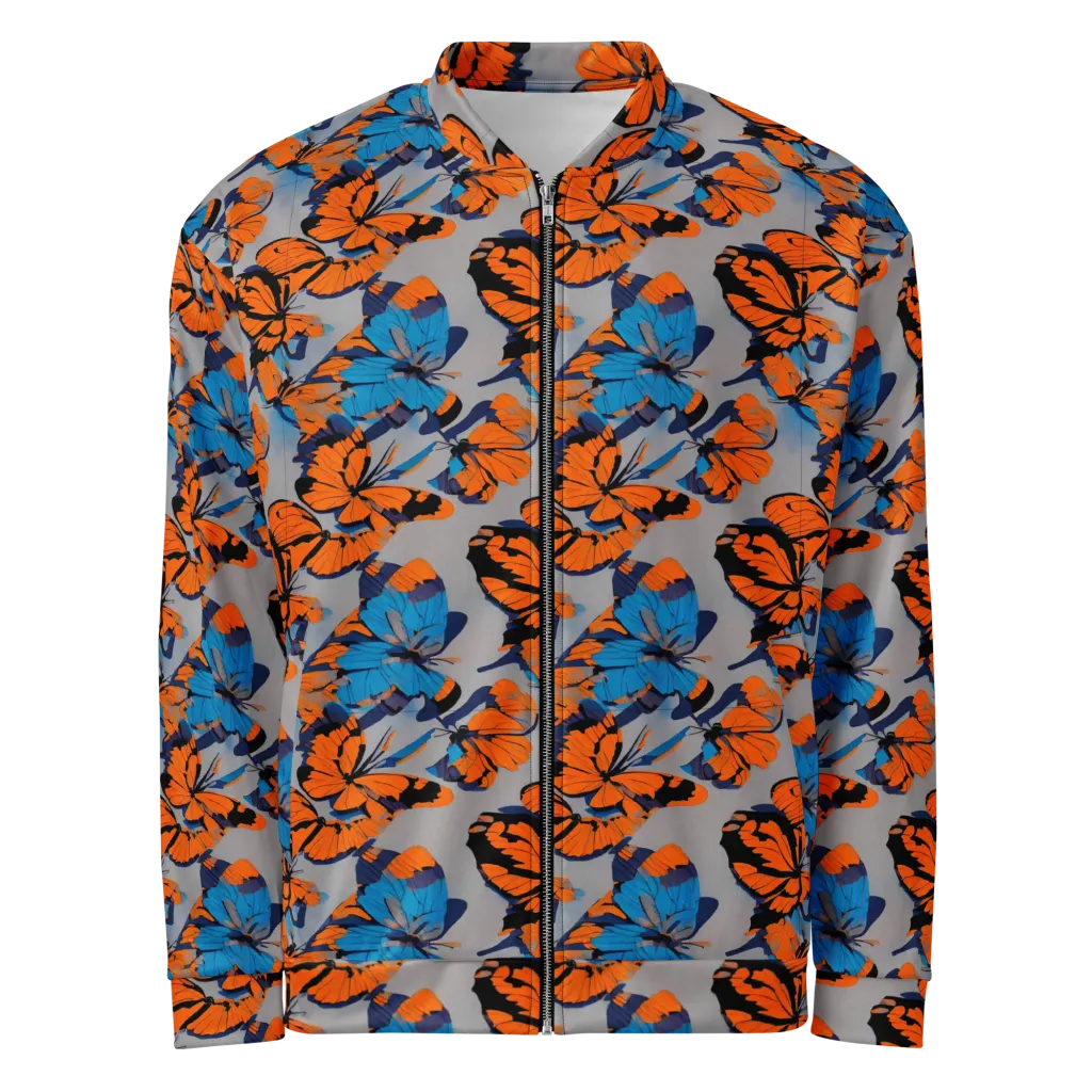 Flutter Wave on Bomber Jacket — Front
