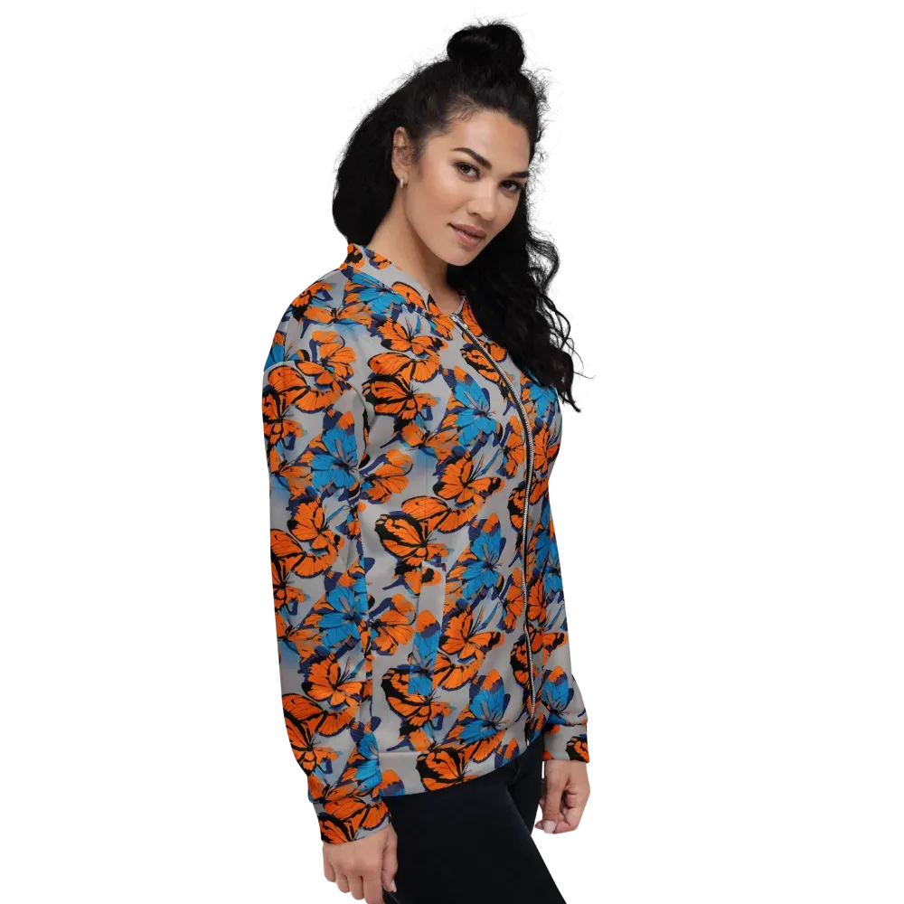 Flutter Wave on Bomber Jacket — Right
