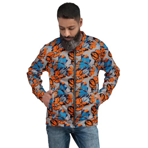 Flutter Wave on a Bomber Jacket