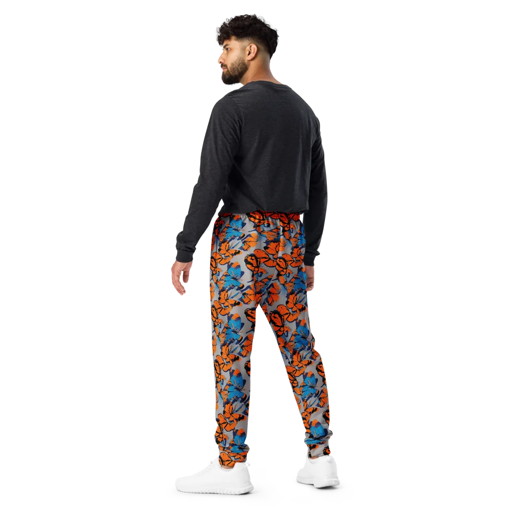 Flutter Wave on Men's Joggers — Back