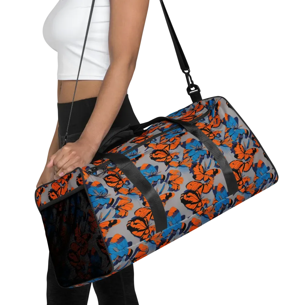 Flutter Wave on Duffle Bag — Front