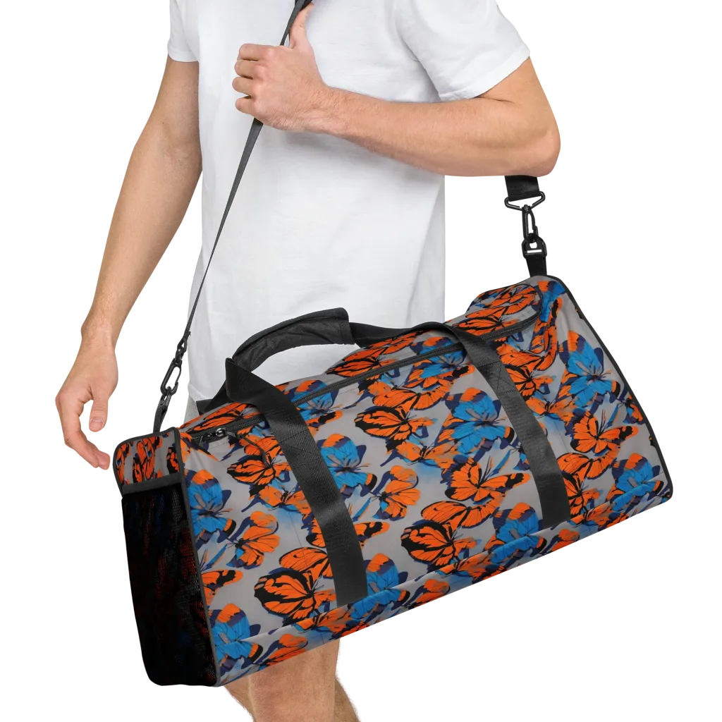 Flutter Wave on Duffle Bag — Right Front
