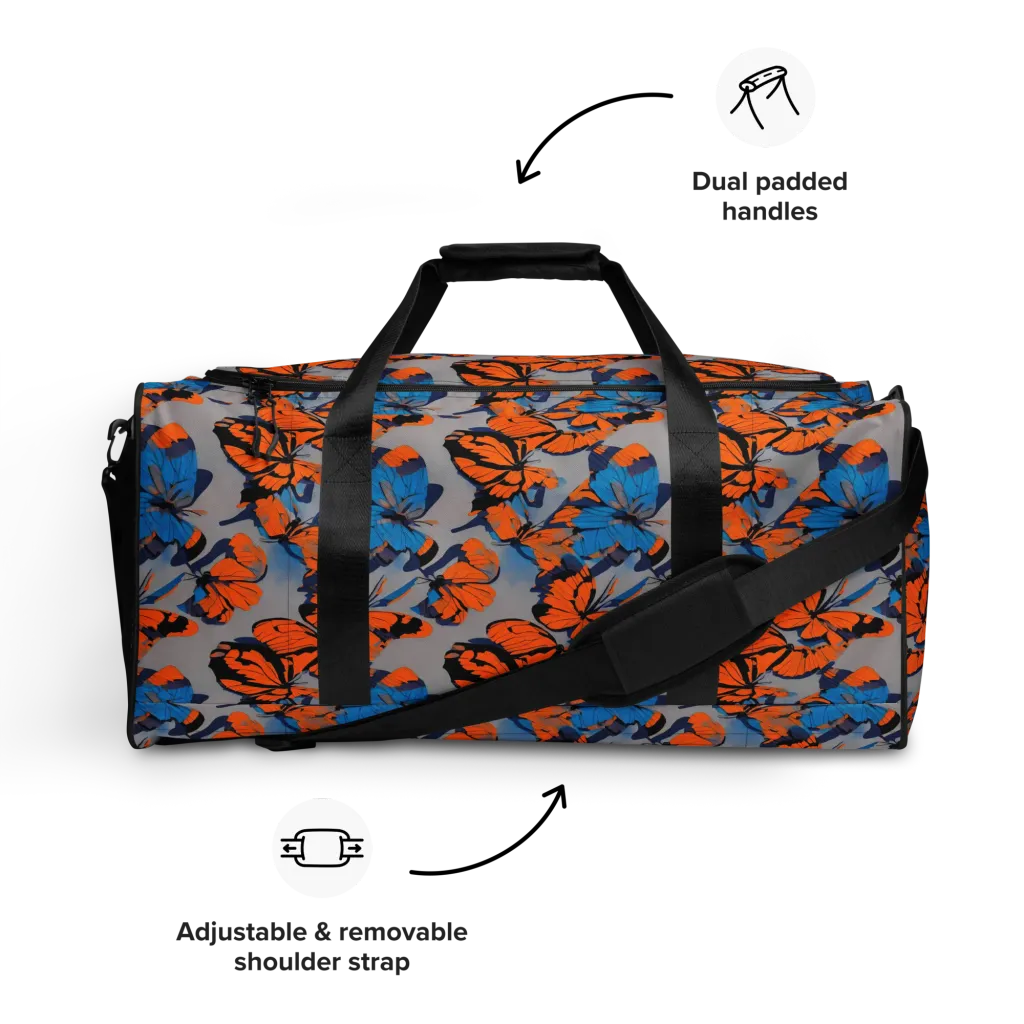 Flutter Wave on Duffle Bag — Front