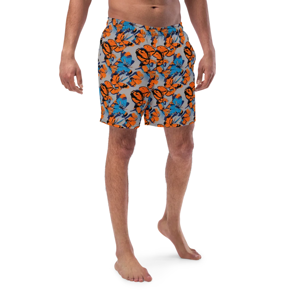 Flutter Wave on Swim Trunks — Front
