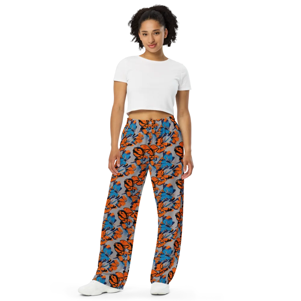 Flutter Wave on Wide-Leg Pants — Front