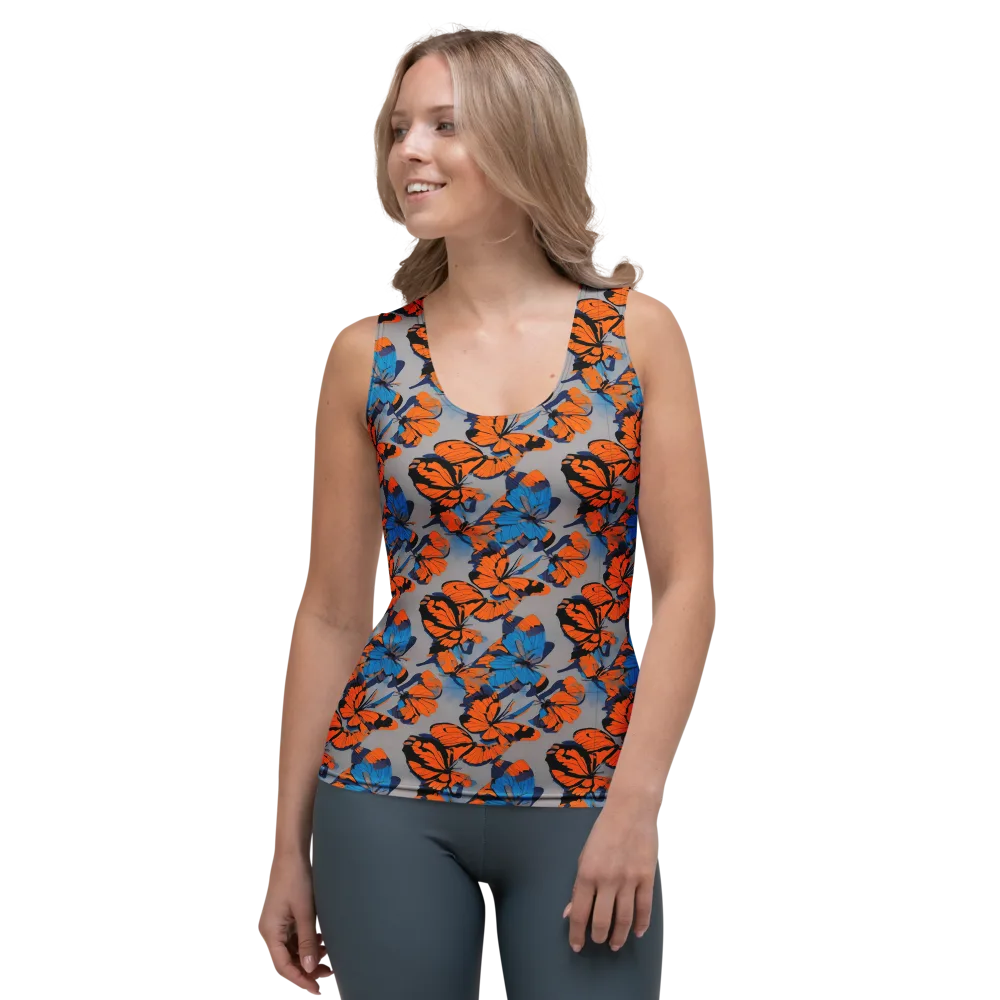 Flutter Wave on Women's Tank Top — Front