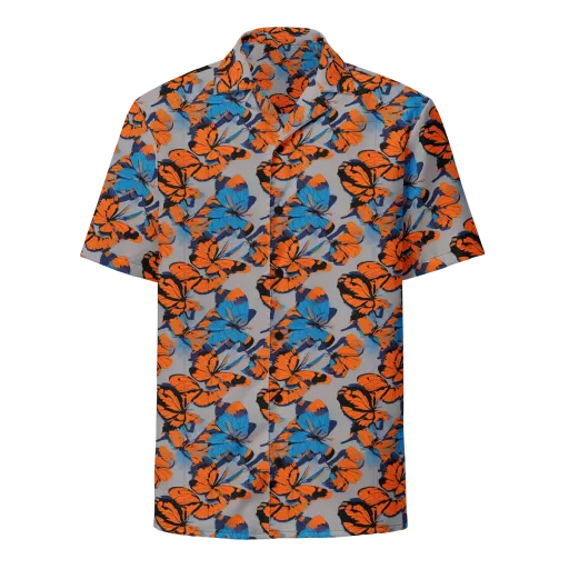 Flutter Wave on a Button Shirt