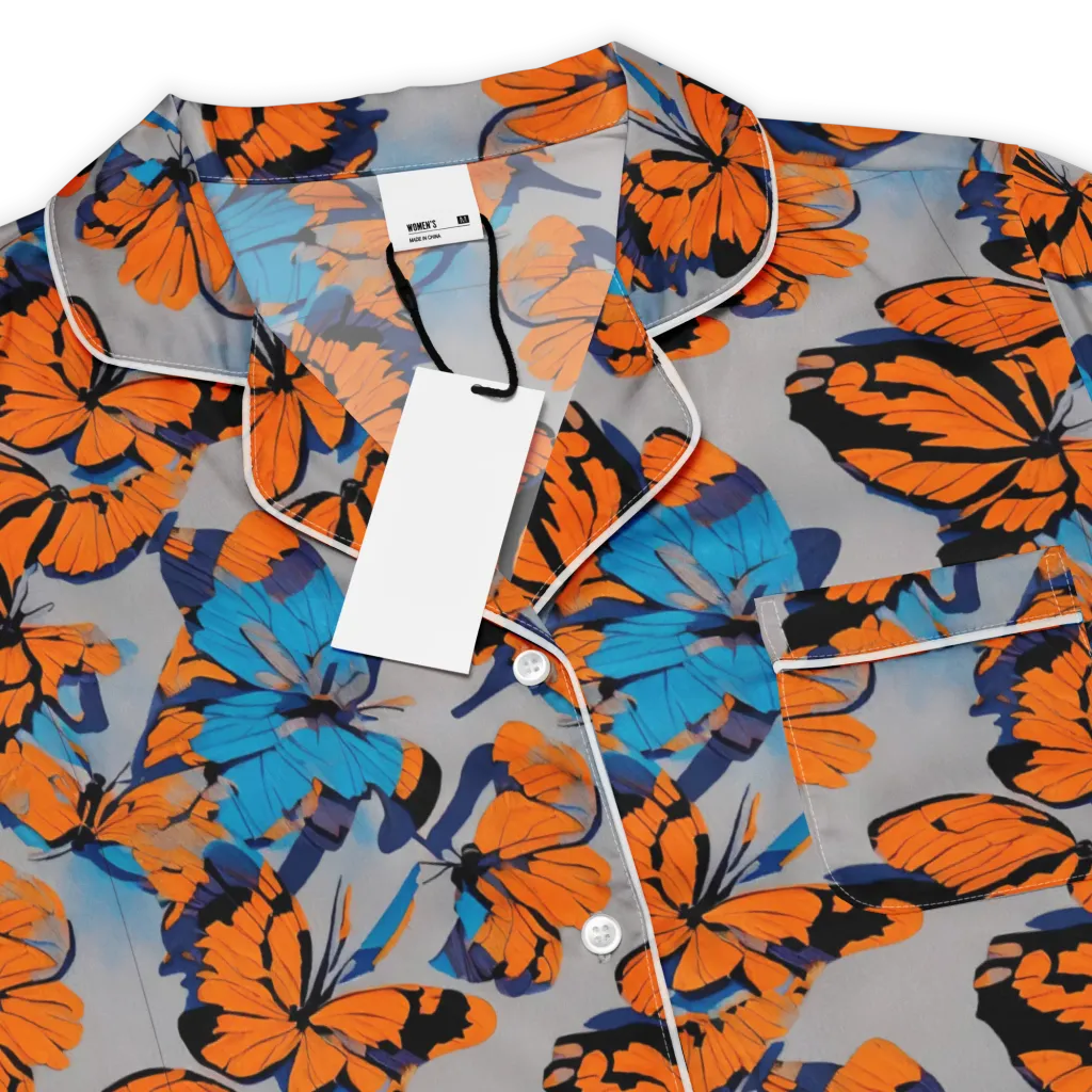 Flutter Wave on Women's Short Sleeve Pajama Top — Product details