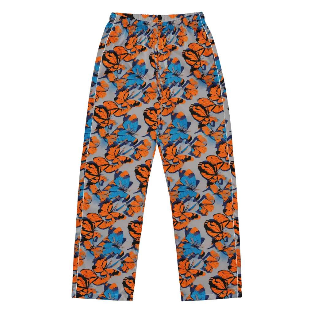 Flutter Wave on Women's Pajama Pants — Front