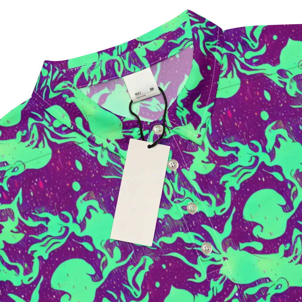 Alien Ripples on Men's Slim Fit Polo Shirt — Product details