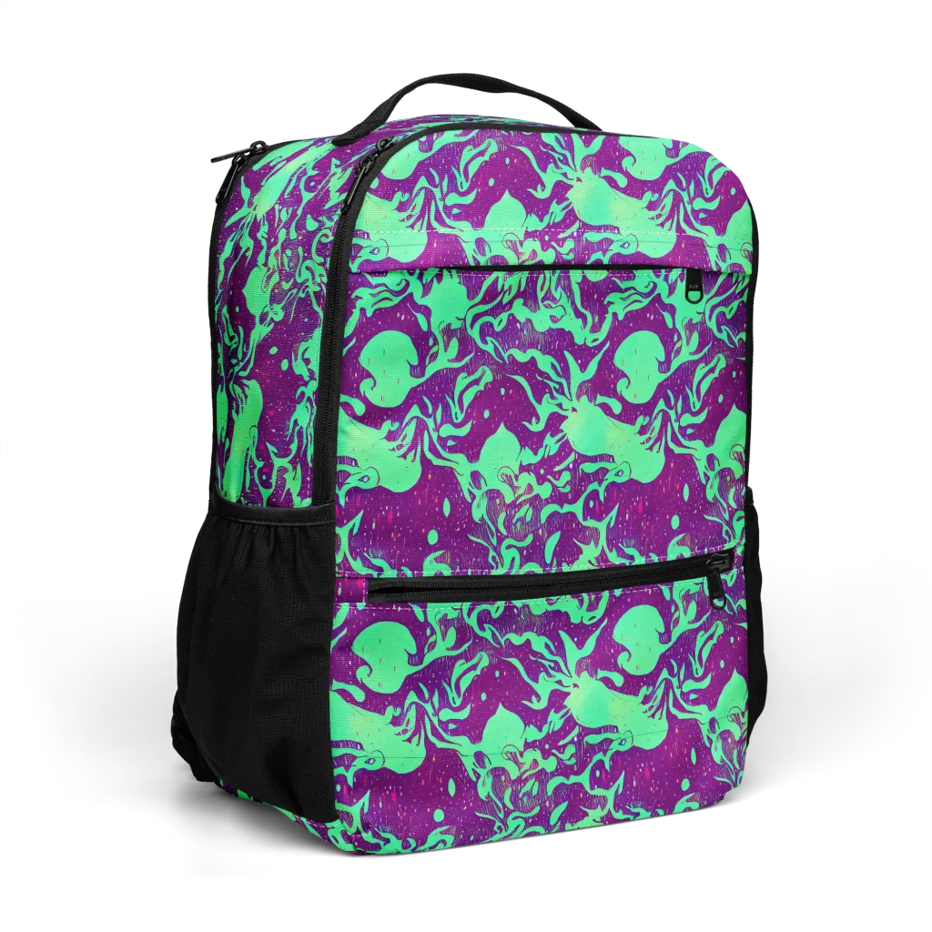 Alien Ripples on Utility Backpack — Right Front