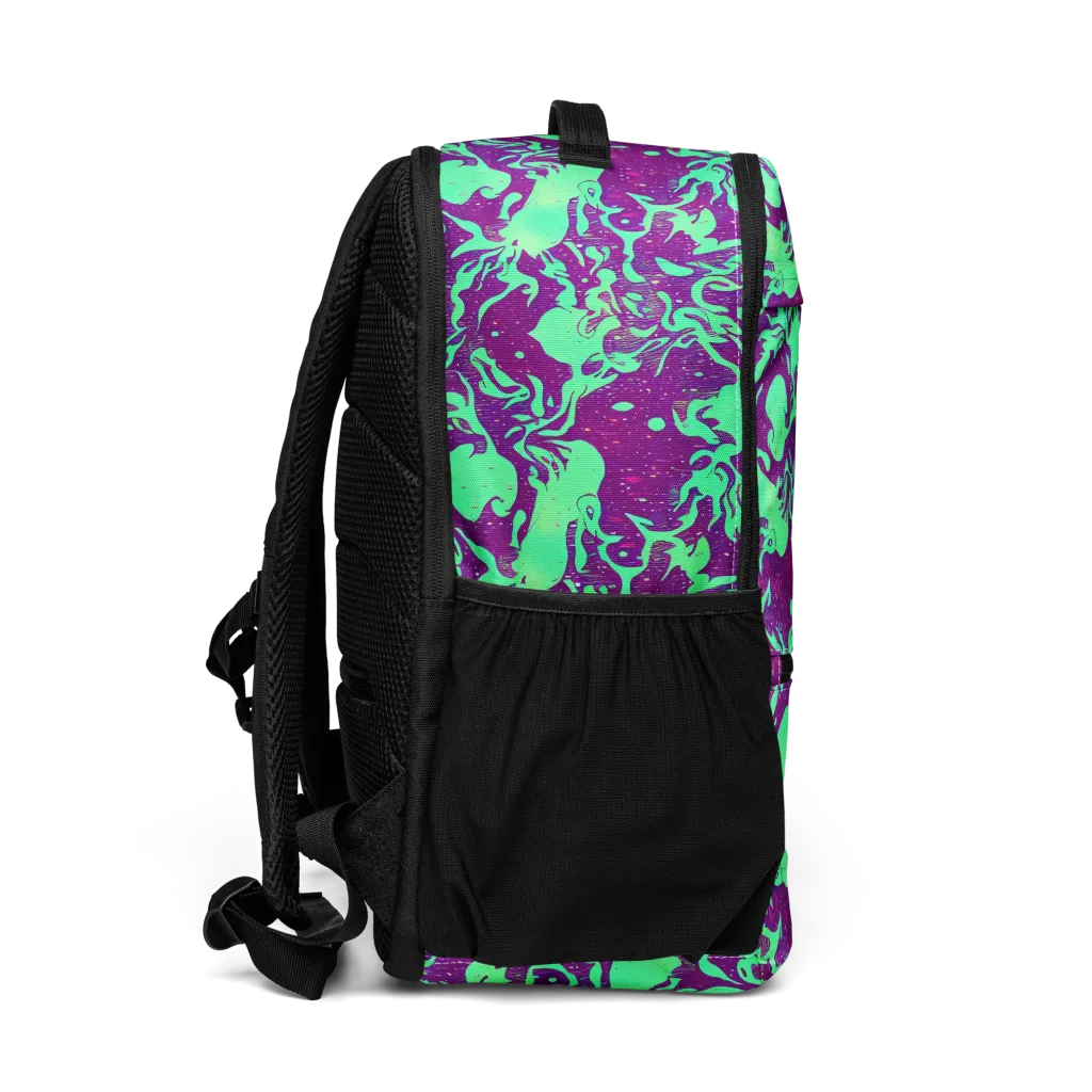 Alien Ripples on Utility Backpack — Right