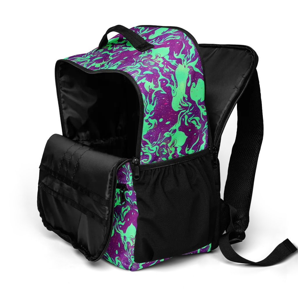 Alien Ripples on Utility Backpack — Product details 2