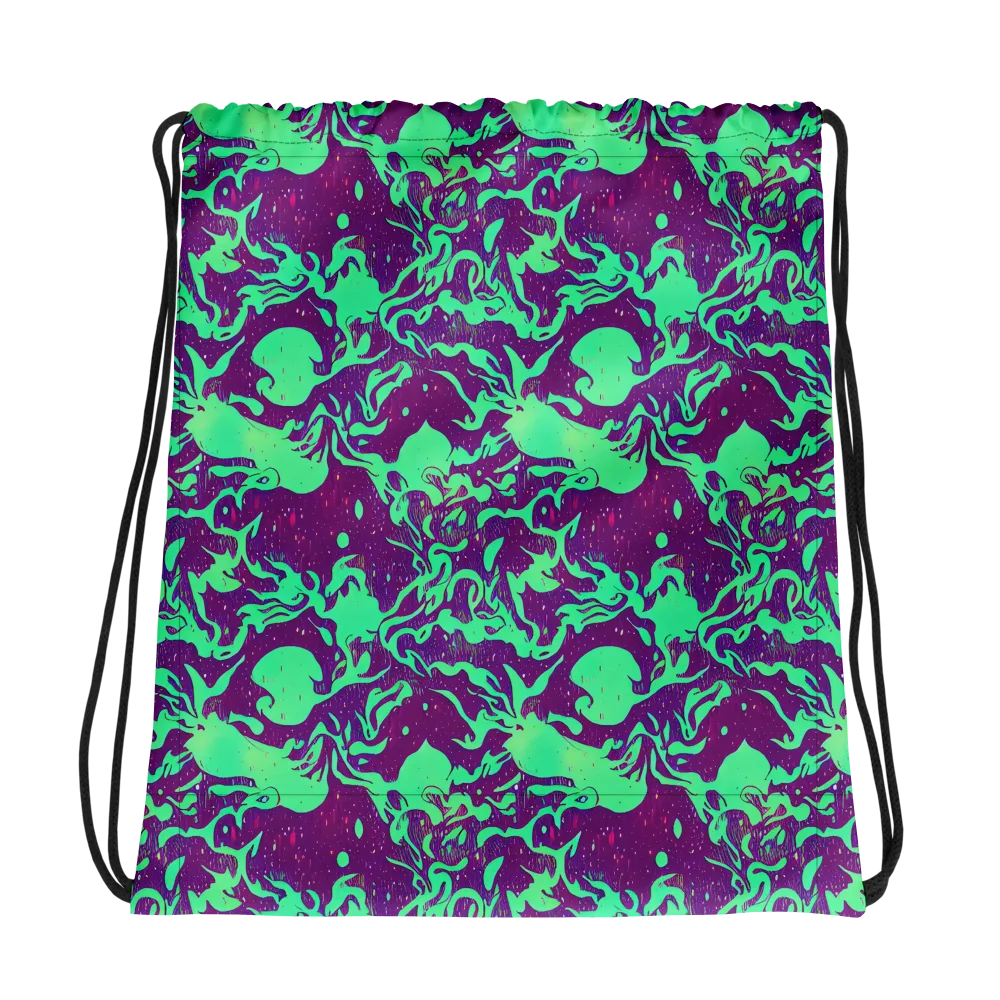 Alien Ripples on Drawstring Bag — Photo