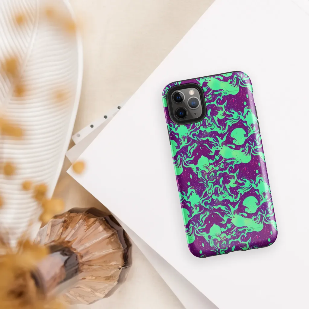 Alien Ripples on Tough Case for iPhone® — Front