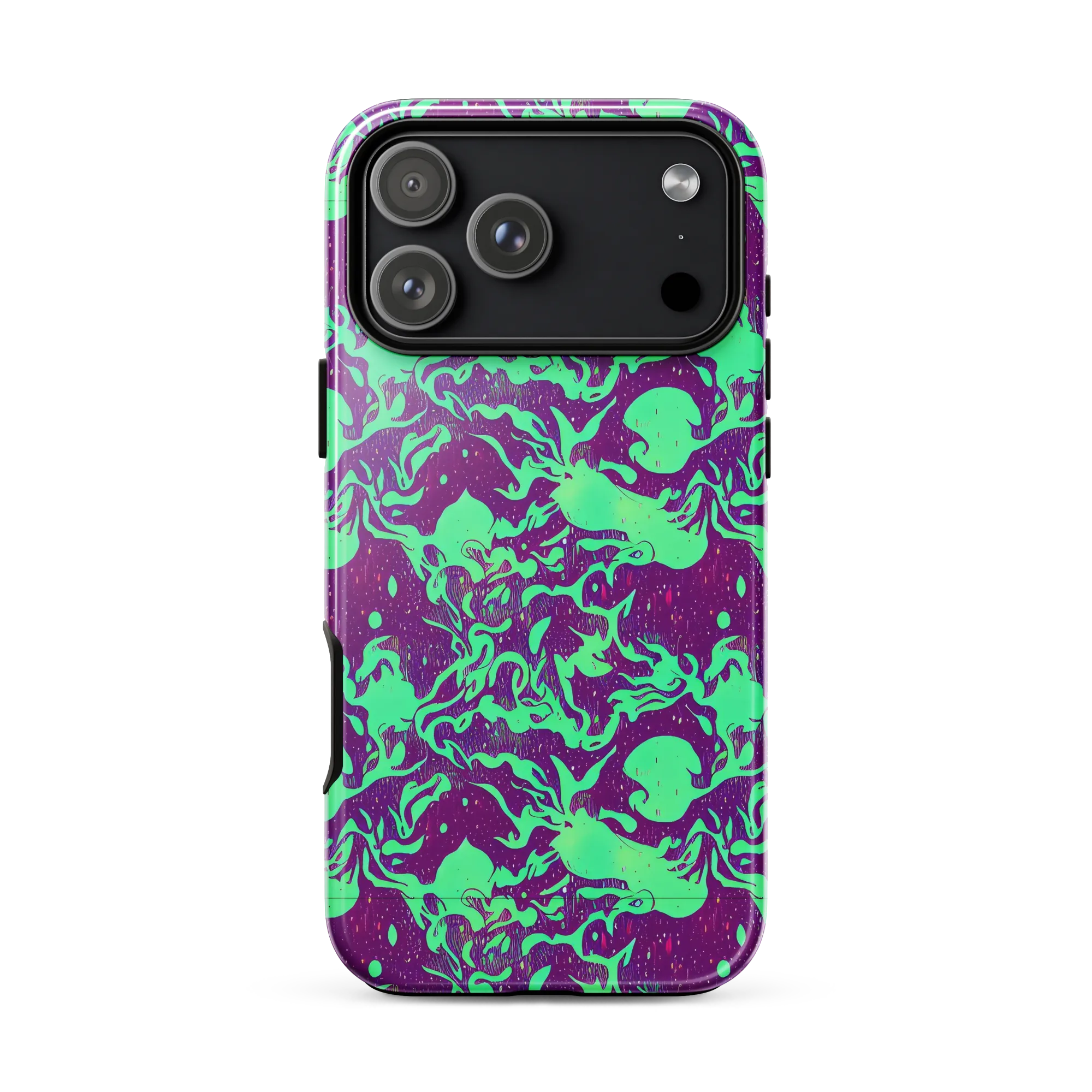 Alien Ripples on Tough Case for iPhone® — Front