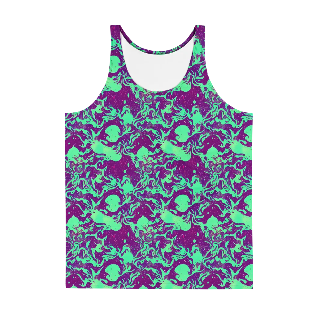 Alien Ripples on Men's Tank Top — Front