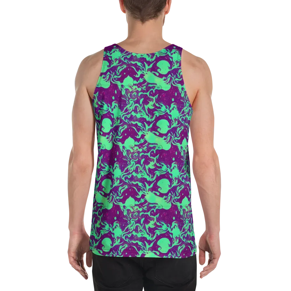 Alien Ripples on Men's Tank Top — Back