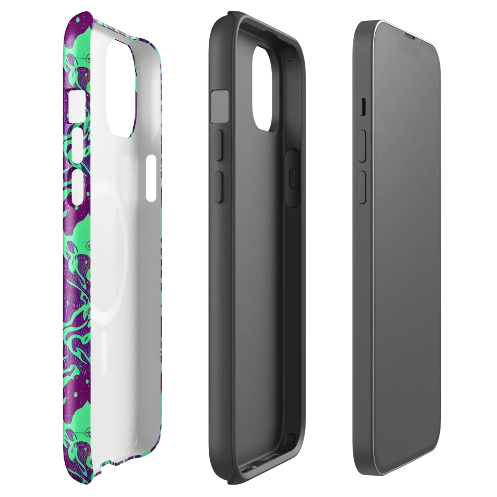 Alien Ripples on MagSafe Tough Case for iPhone® — Front