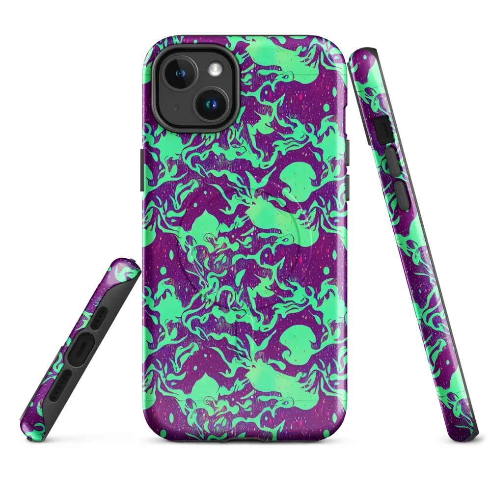 Alien Ripples on MagSafe Tough Case for iPhone® — Front