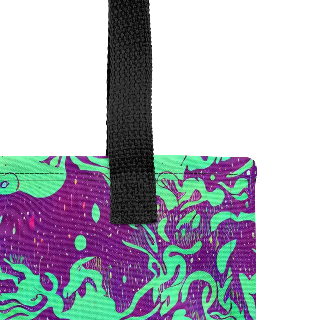 Alien Ripples on Tote Bag — Product details