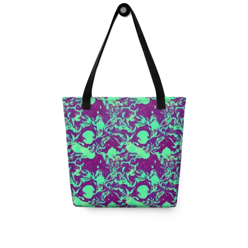 Alien Ripples on a Tote Bag