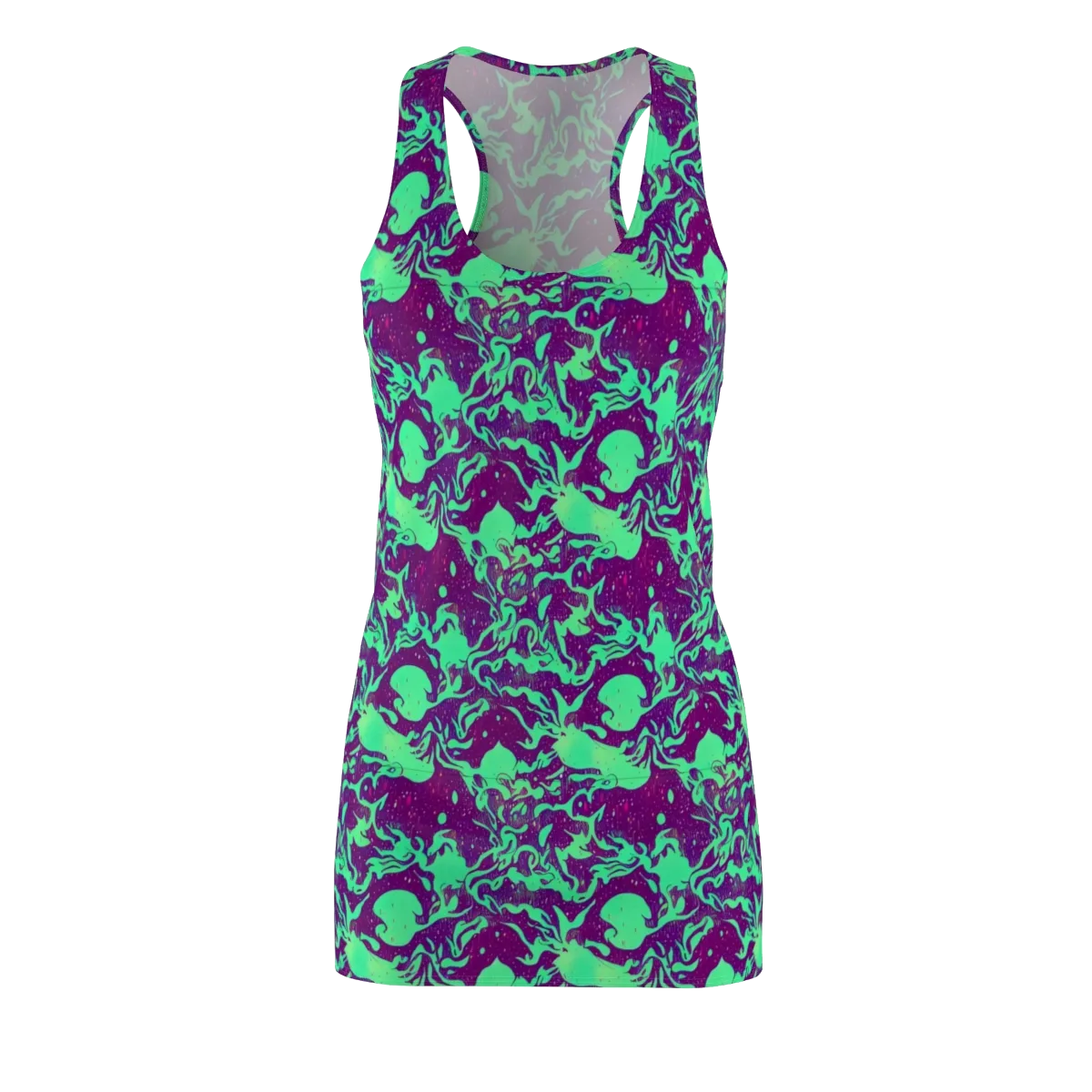 Alien Ripples on Racerback Dress — Front