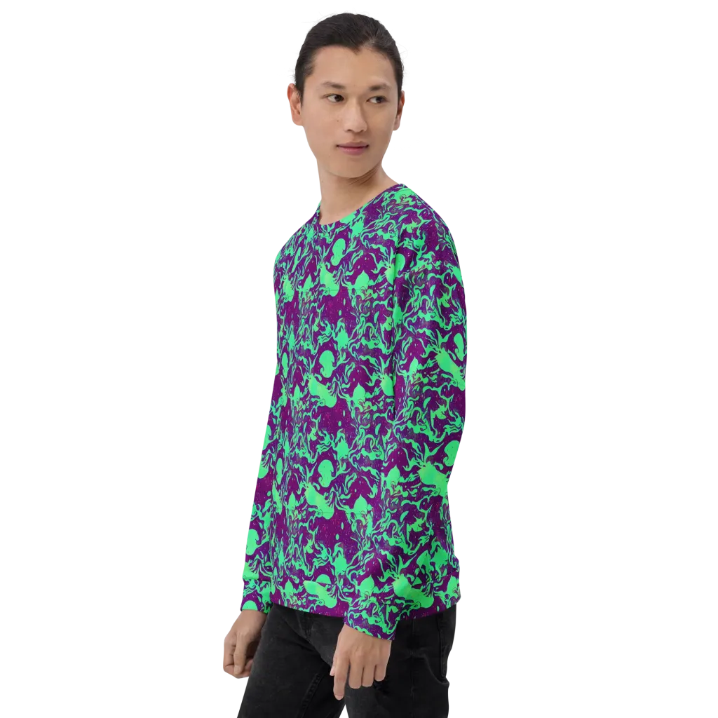 Alien Ripples on Sweatshirt — Left Front