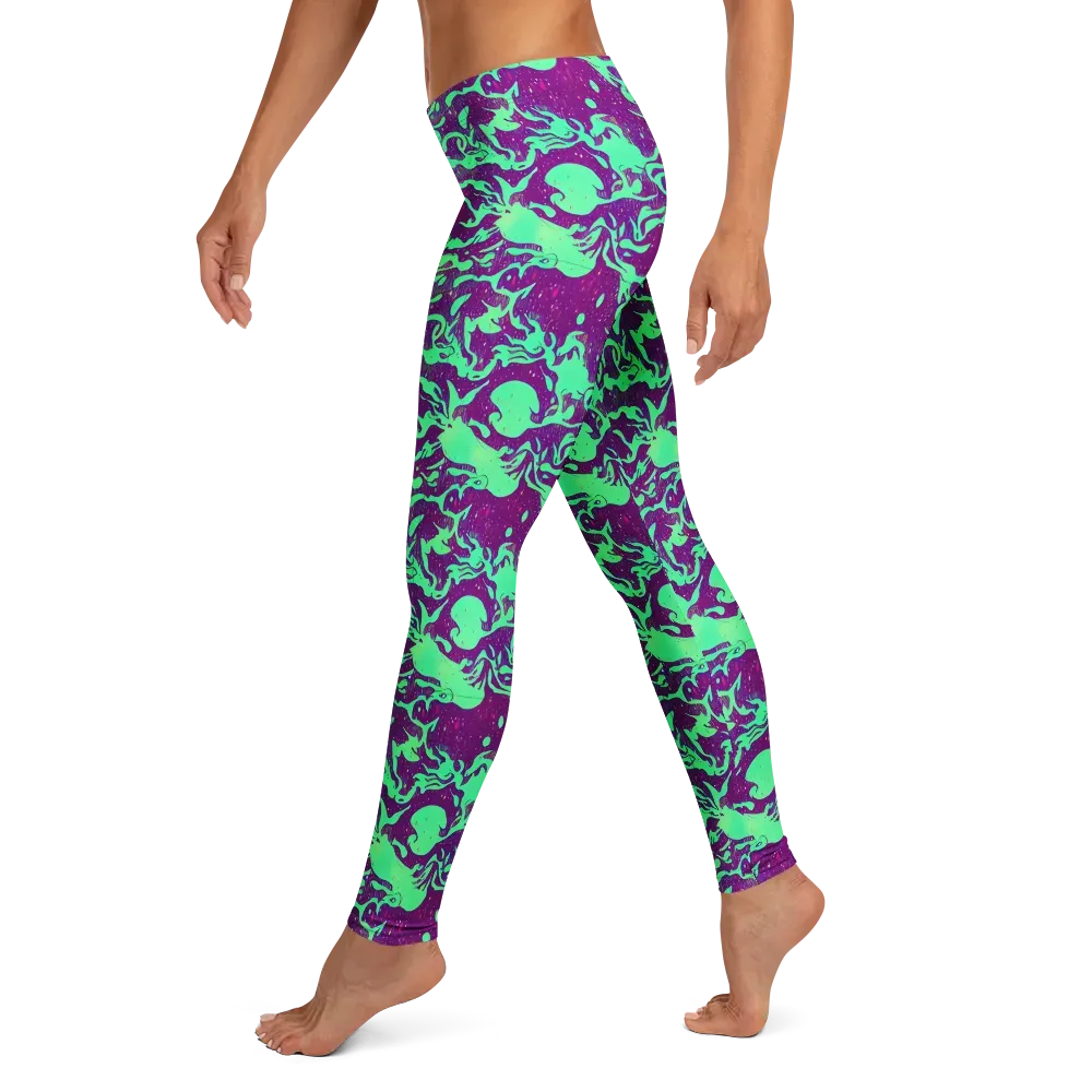 Alien Ripples on Leggings — Left