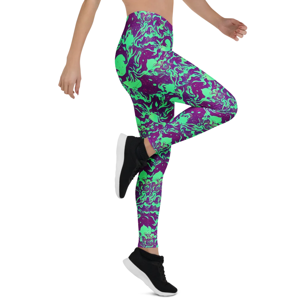 Alien Ripples on Leggings — Right
