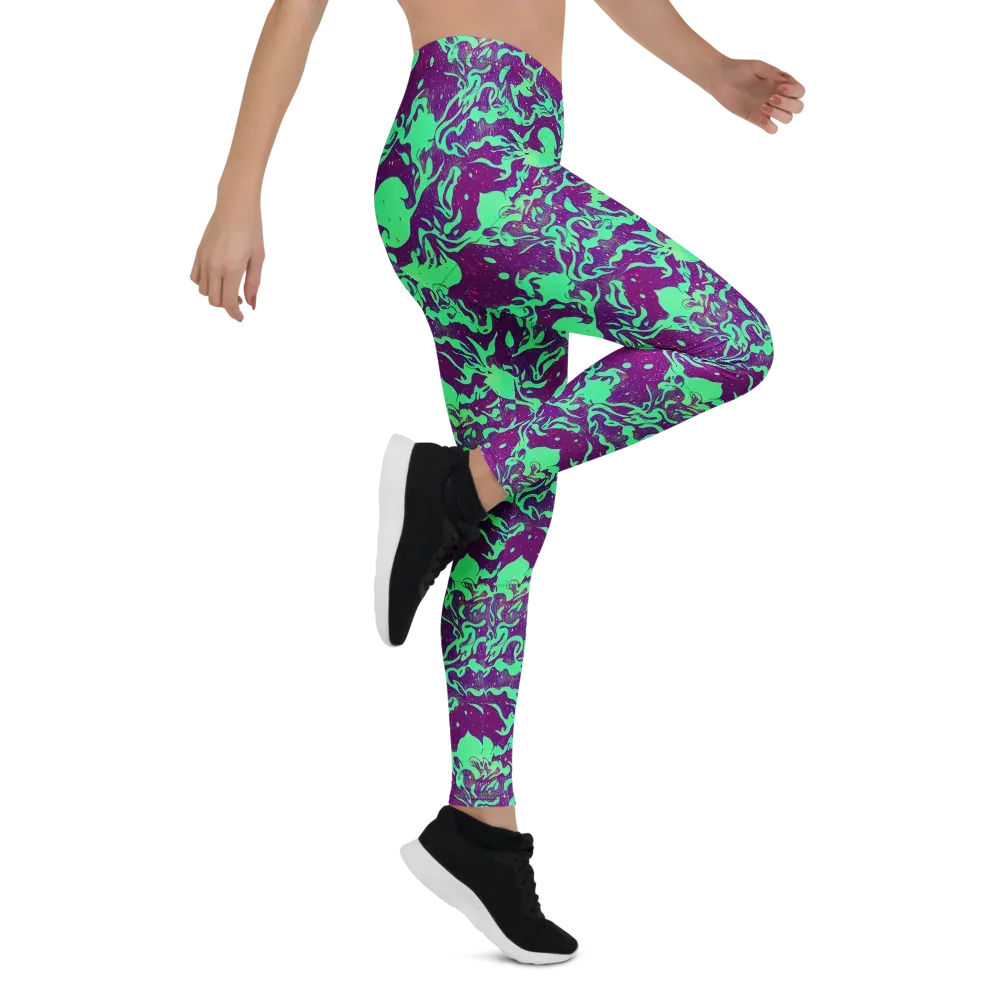 Alien Ripples on Leggings — Right