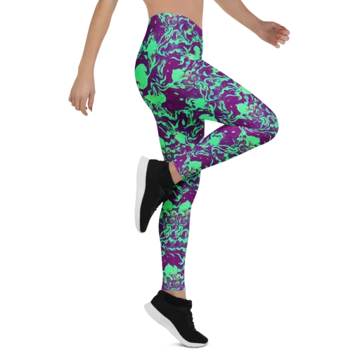 Alien Ripples on a Leggings