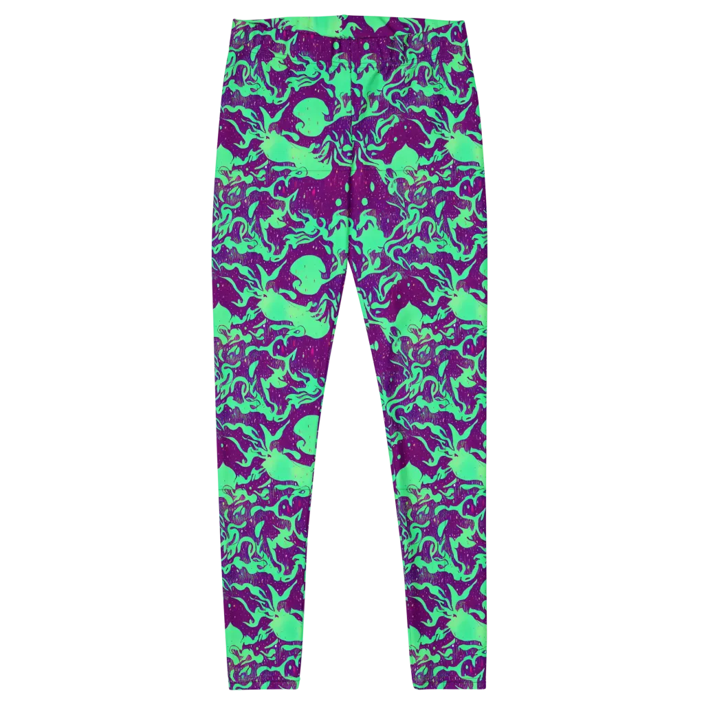 Alien Ripples on Leggings — Front