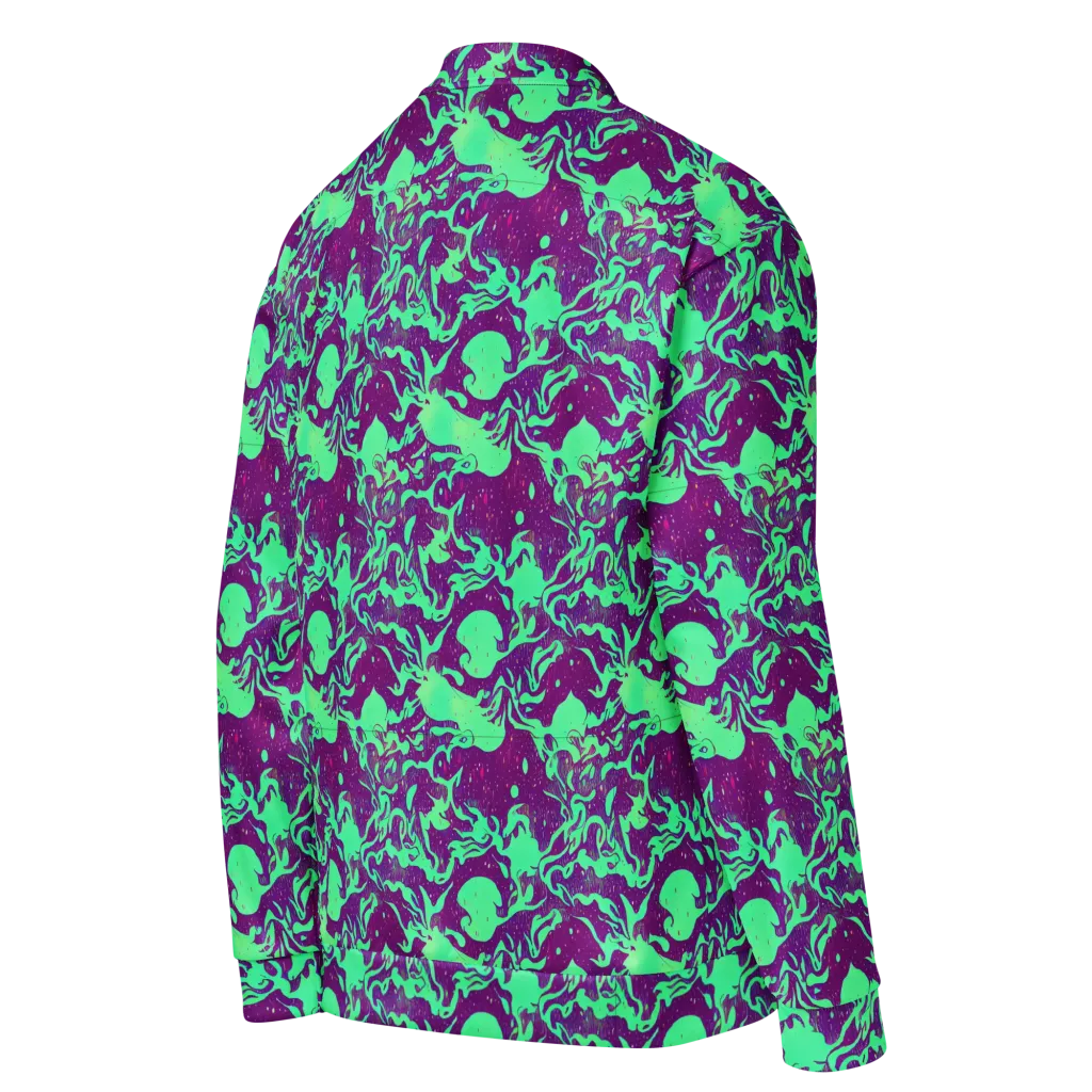 Alien Ripples on Bomber Jacket — Right Back