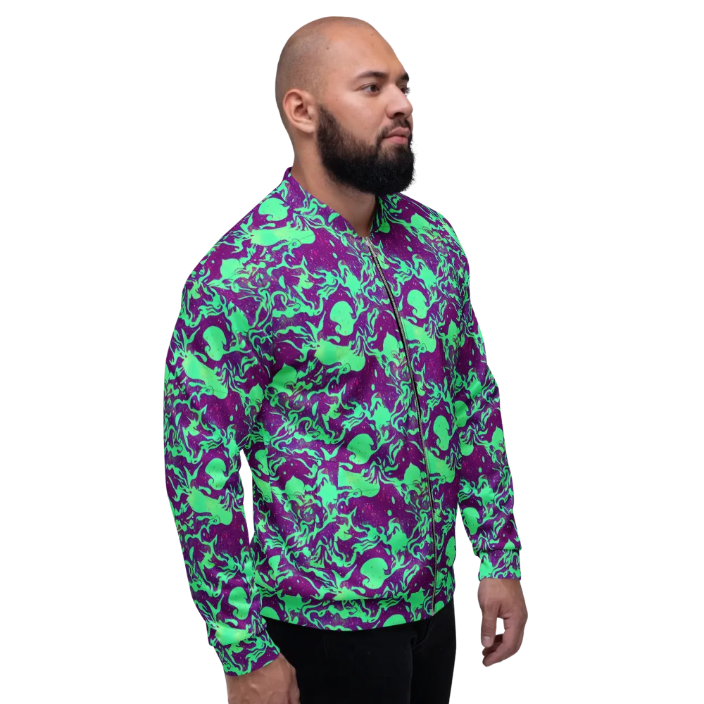 Alien Ripples on Bomber Jacket — Right