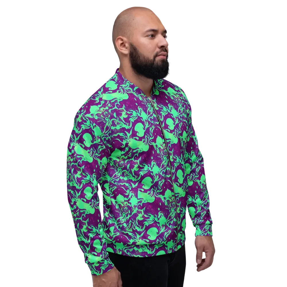 Alien Ripples on Bomber Jacket — Right