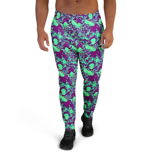 Alien Ripples on a Men's Joggers