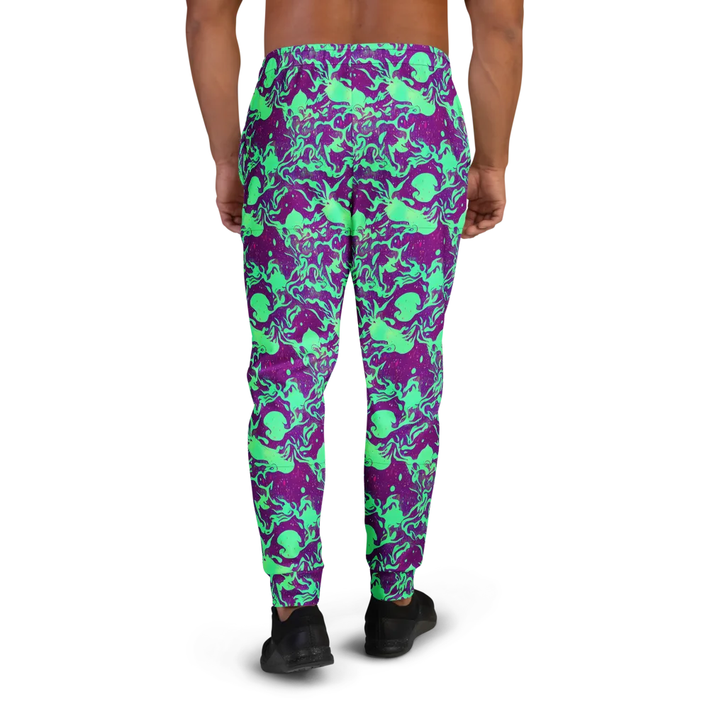 Alien Ripples on Men's Joggers — Back
