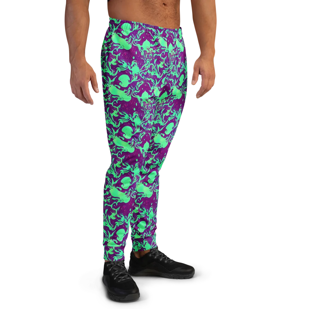 Alien Ripples on Men's Joggers — Right