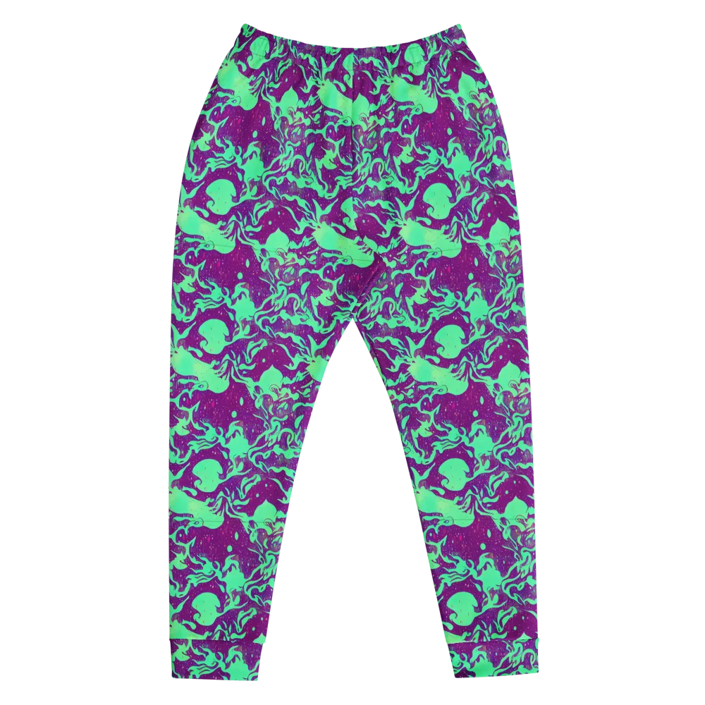 Alien Ripples on Men's Joggers — Front