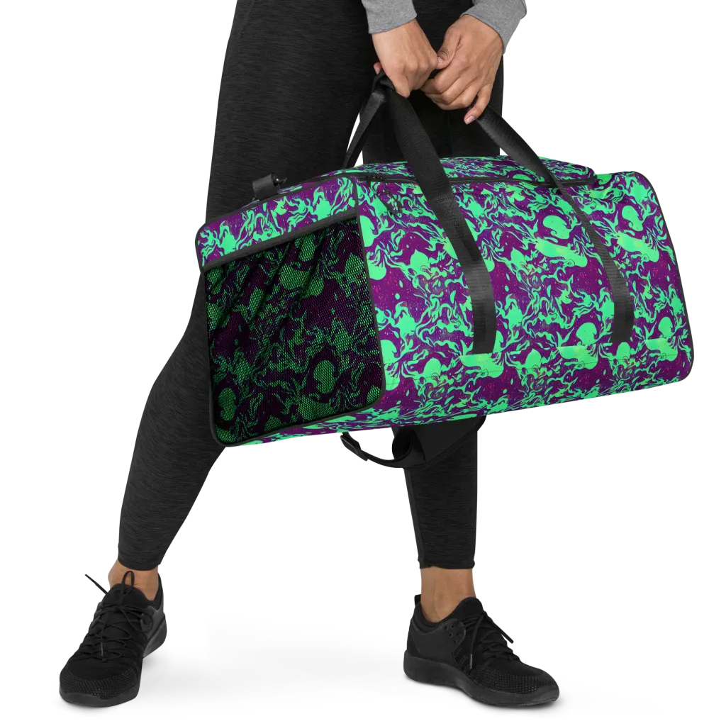 Alien Ripples on Duffle Bag — Right Front