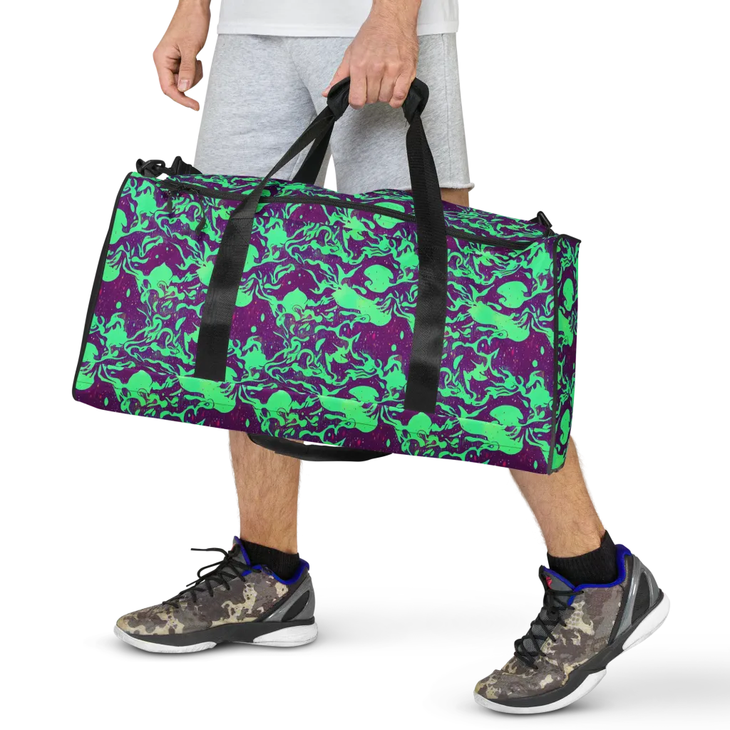 Alien Ripples on Duffle Bag — Front