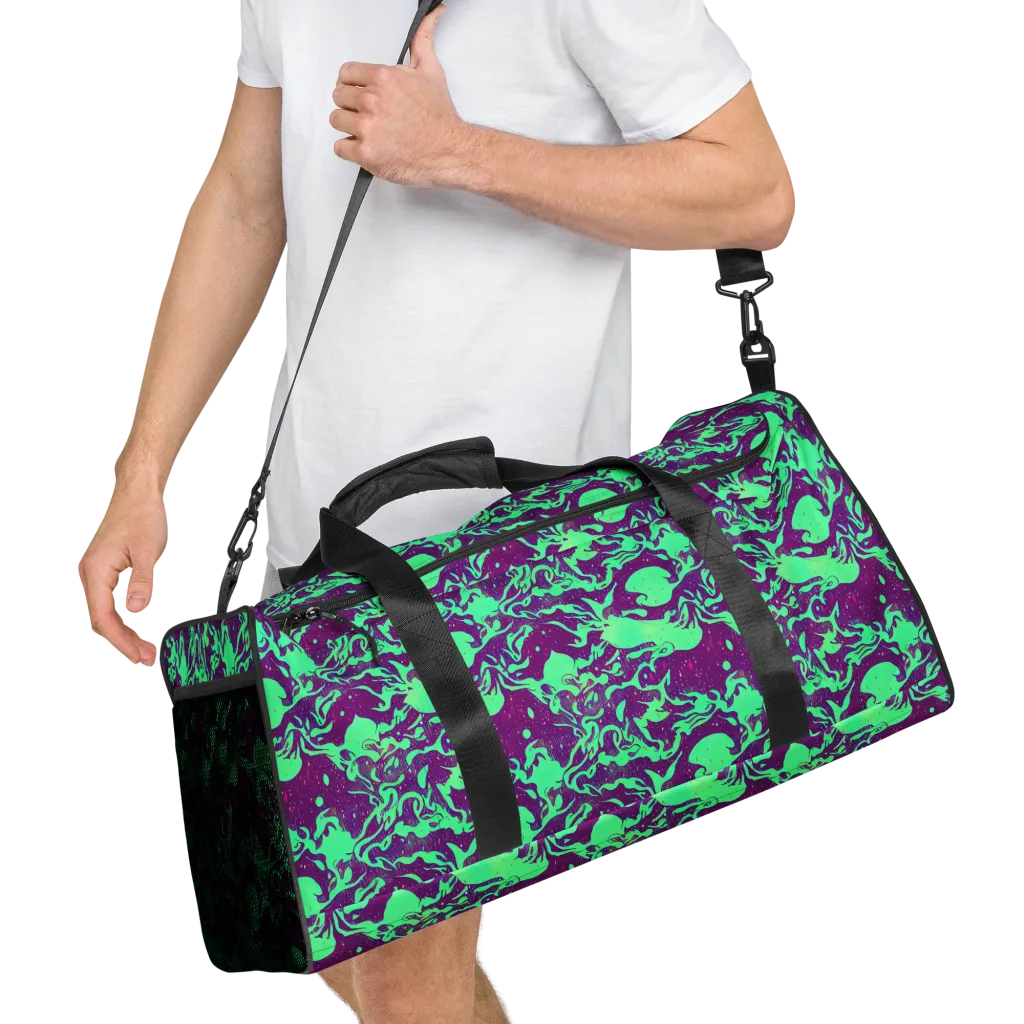 Alien Ripples on Duffle Bag — Right Front