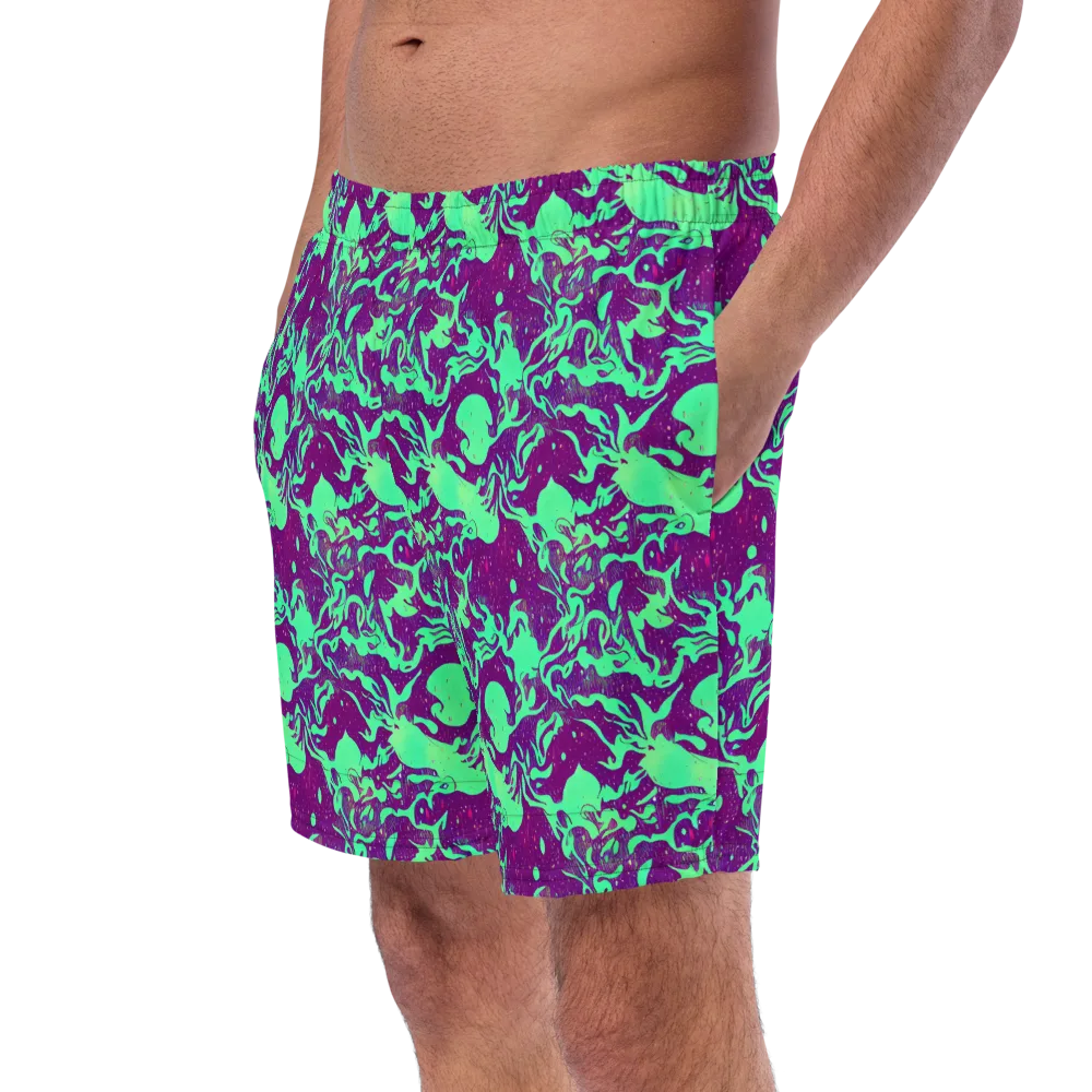 Alien Ripples on Swim Trunks — Left Front
