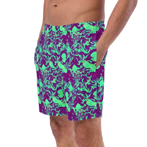 Alien Ripples on a Swim Trunks
