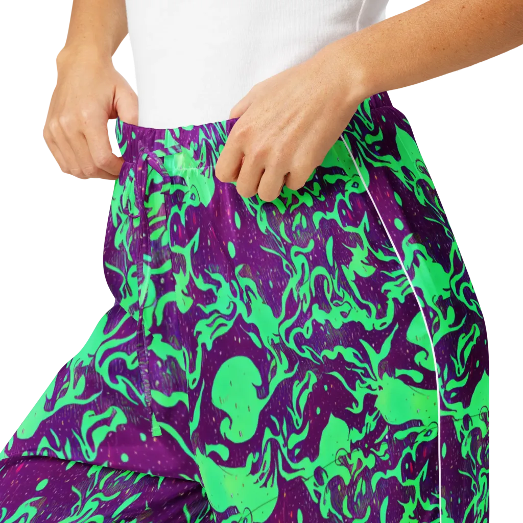 Alien Ripples on Women's Pajama Pants — Product details