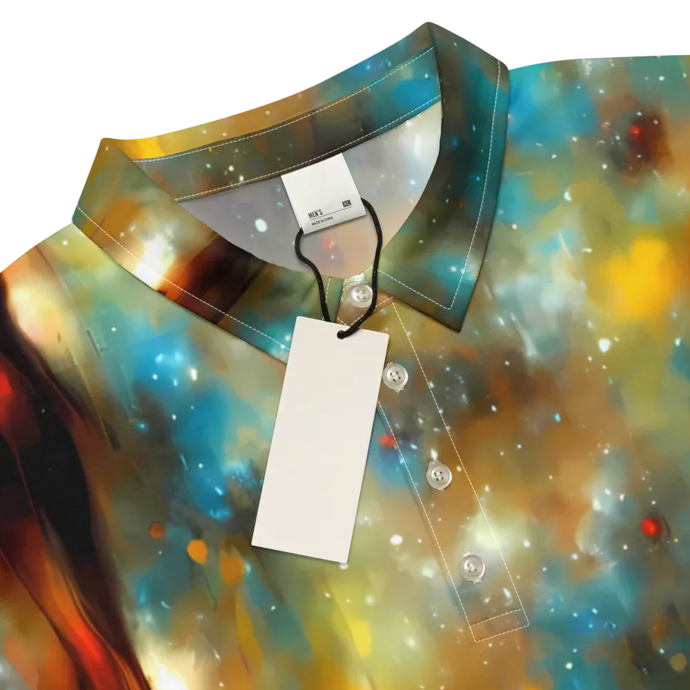 Abstract Tapestries on Men's Slim Fit Polo Shirt — Product details