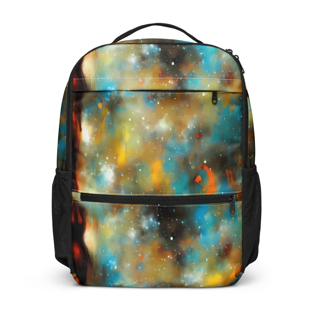 Abstract Tapestries on Utility Backpack — Front